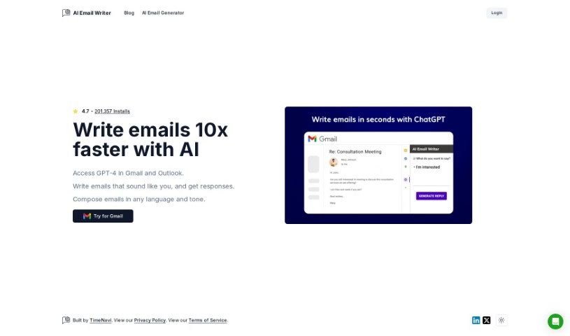 Screenshot of Replyai