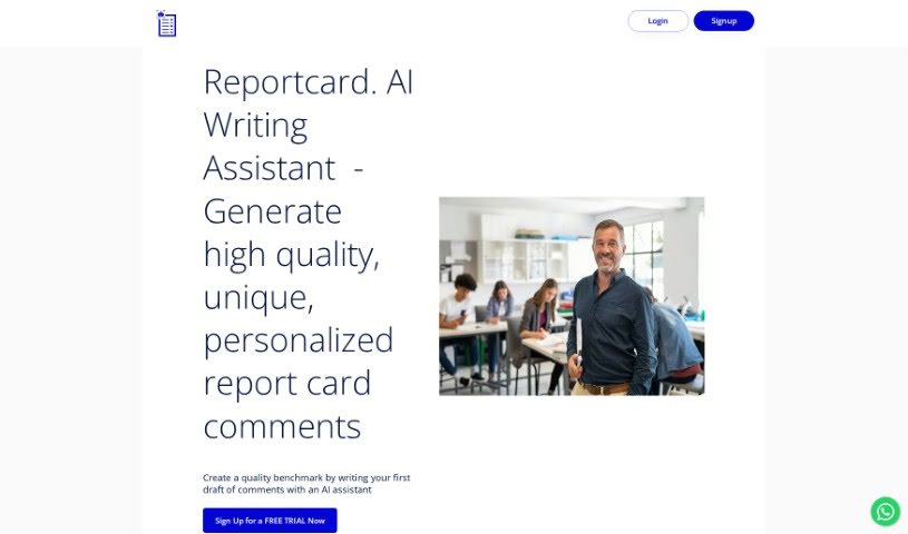Screenshot of Reportcardcomments