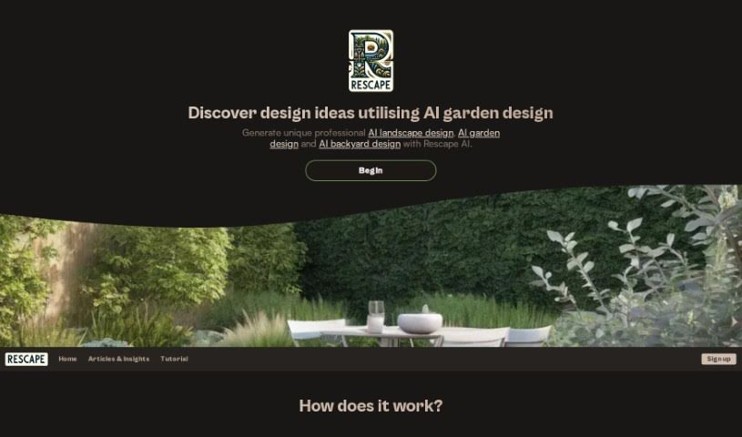 Screenshot of Rescape AI