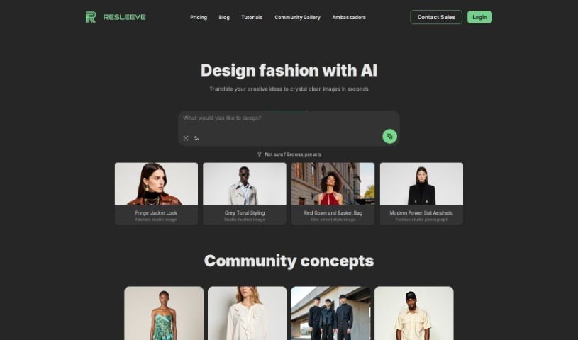 Screenshot of Resleeve