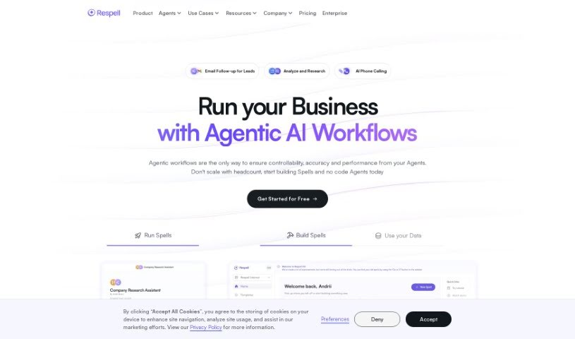 Screenshot of Respell