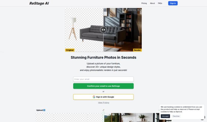 Screenshot of Restage