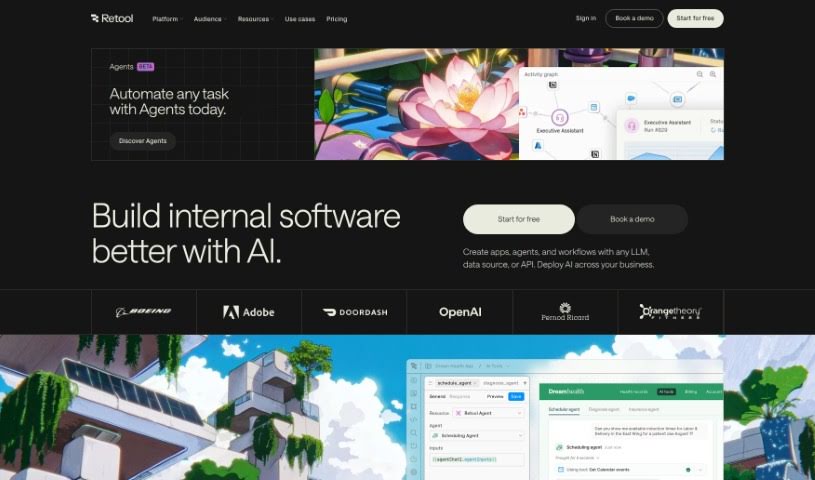 Screenshot of Retool