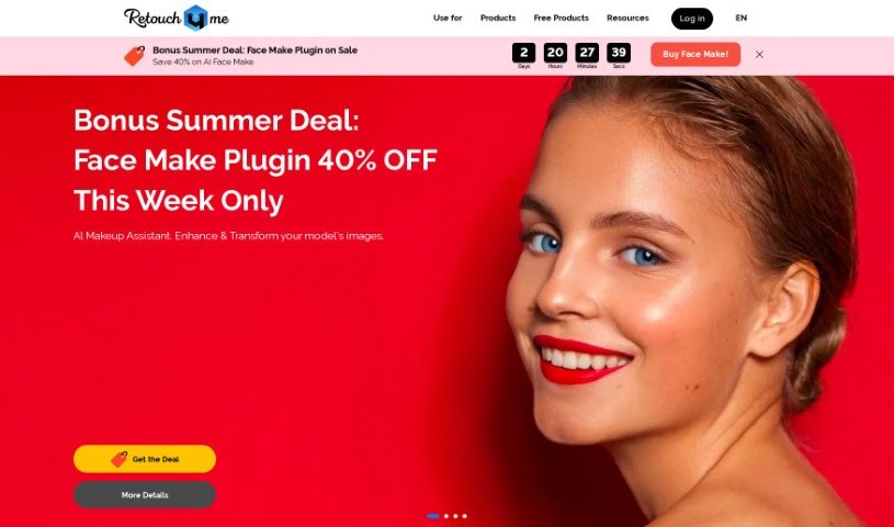 Screenshot of Retouch4me