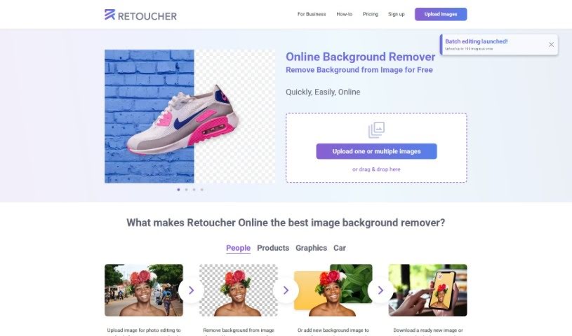 Screenshot of Retoucher