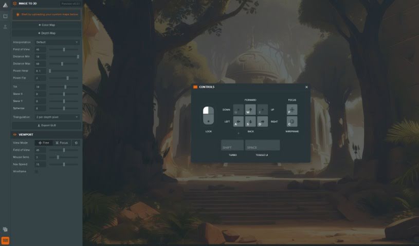 Screenshot of Retrovision App