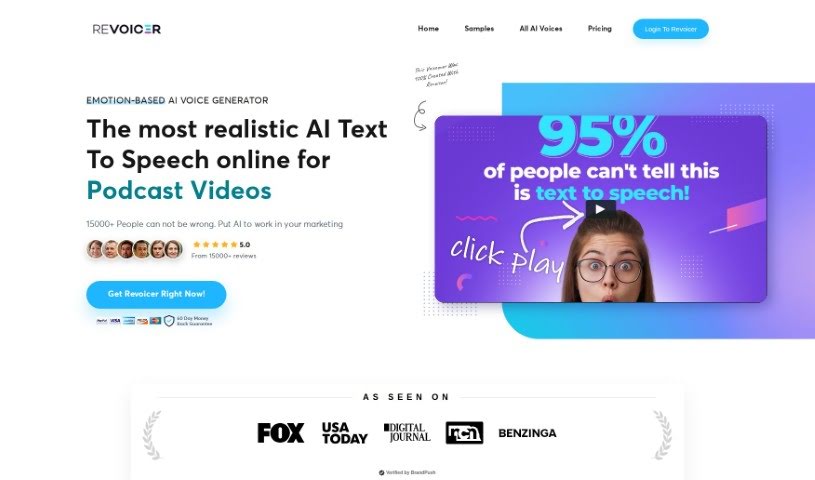 Screenshot of Revoicer