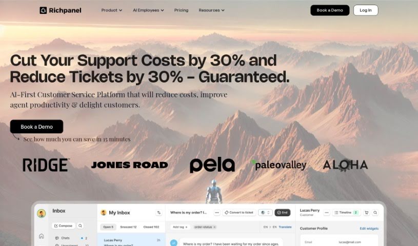 Screenshot of Richpanel