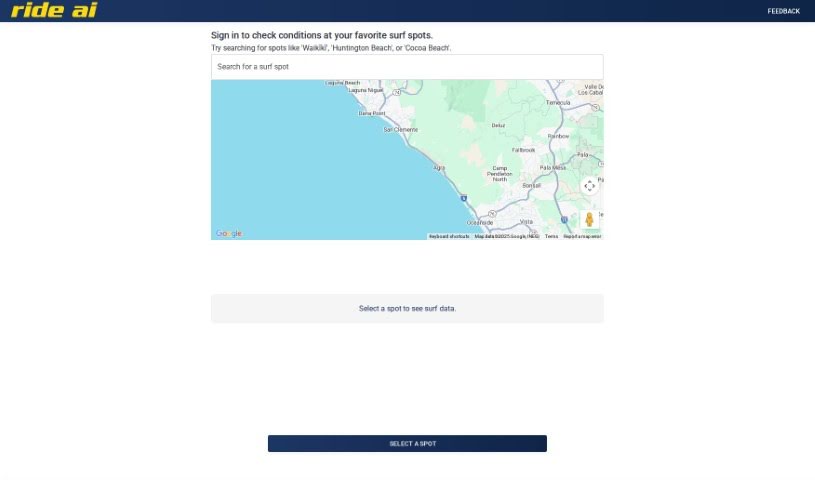 Screenshot of Rideai