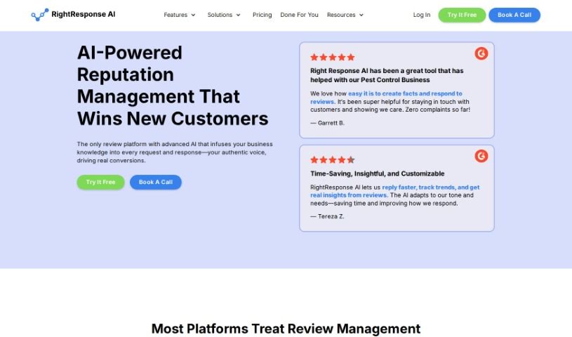 Screenshot of Rightresponse Ai