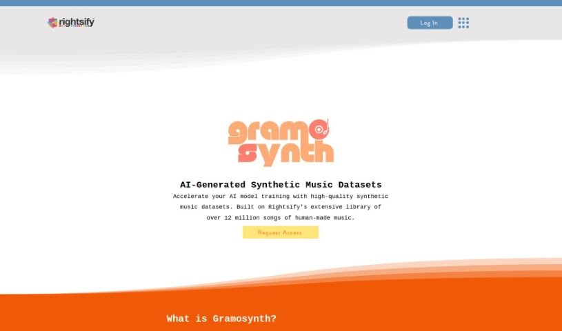 Screenshot of Rightsify Hydra