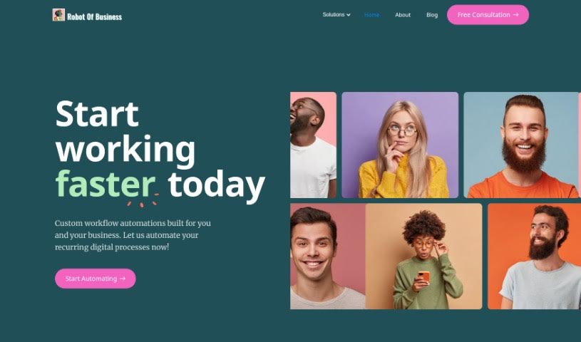 Screenshot of R.o.b. (Robot Of Business)