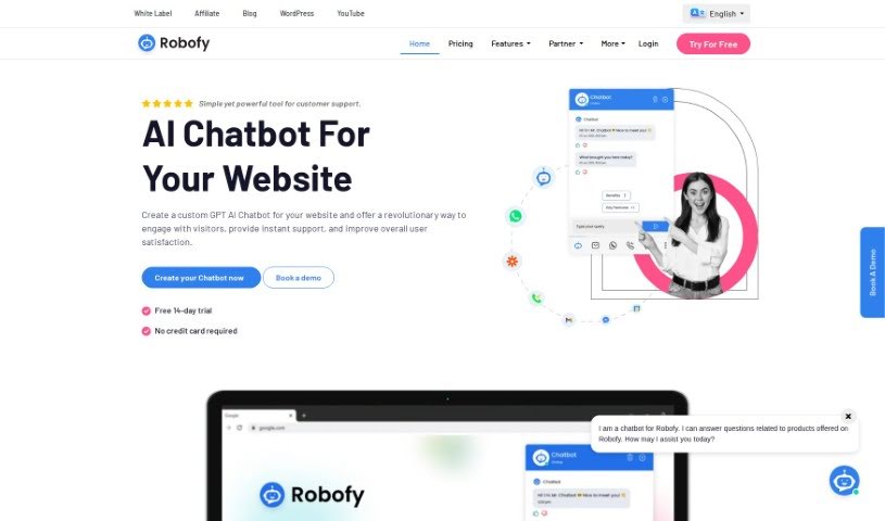Screenshot of Robofy