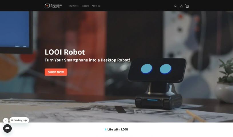 Screenshot of Robot LOOI