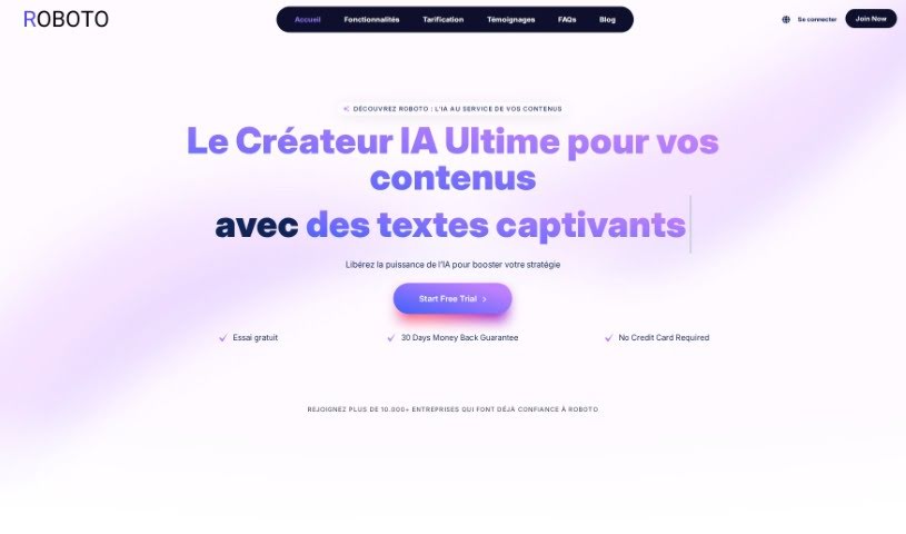 Screenshot of Roboto