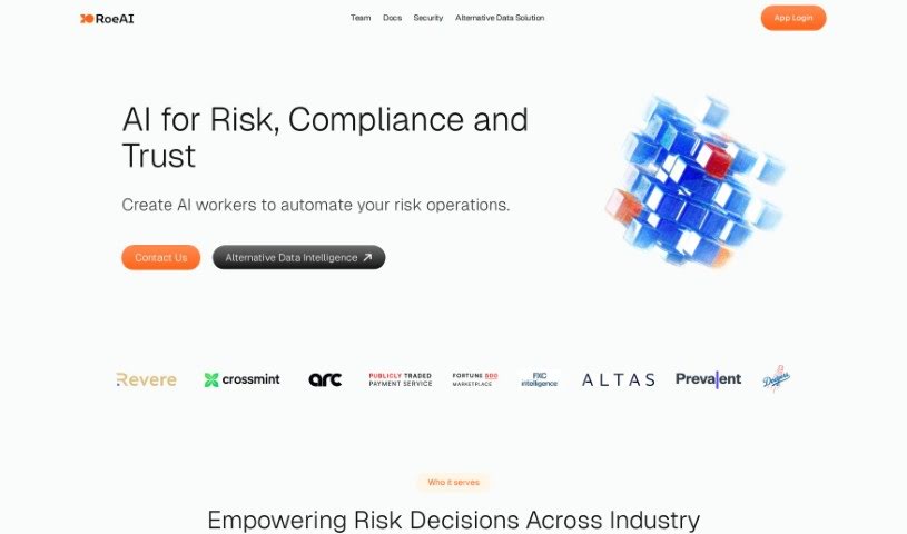 Screenshot of Roe AI