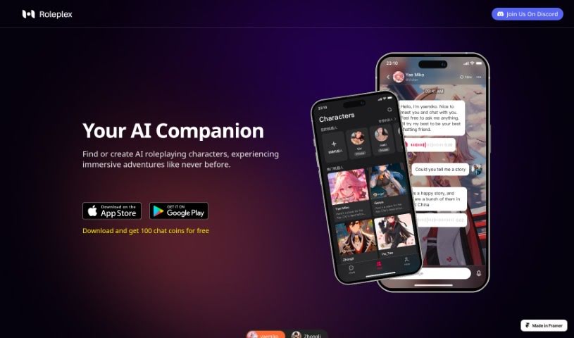 Screenshot of Roleplex