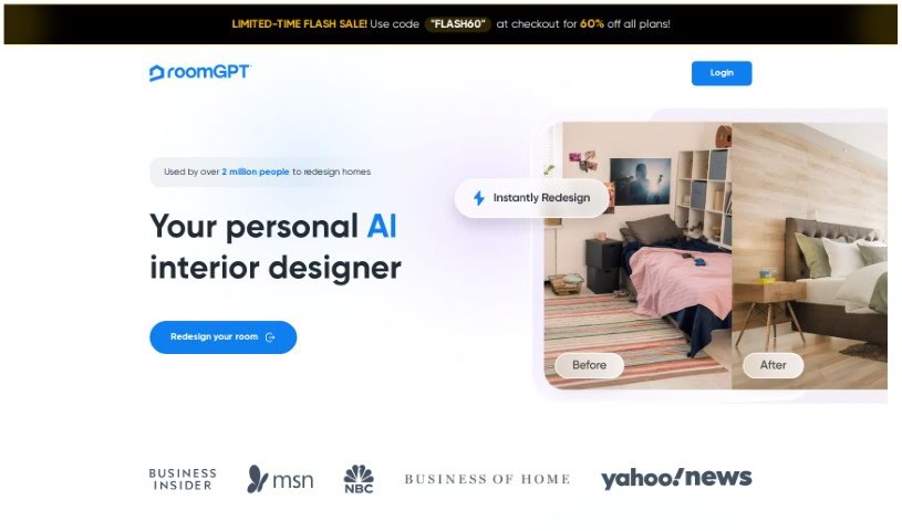 Screenshot of RoomGPT