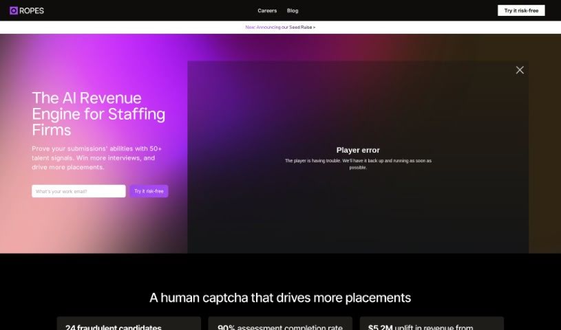 Screenshot of Ropes AI