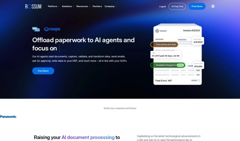Screenshot of Rossum