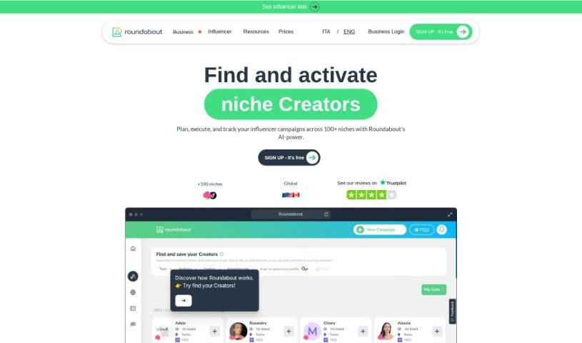 Screenshot of Roundabout