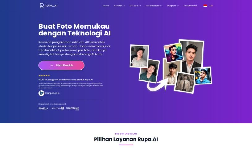 Screenshot of Rupa.ai