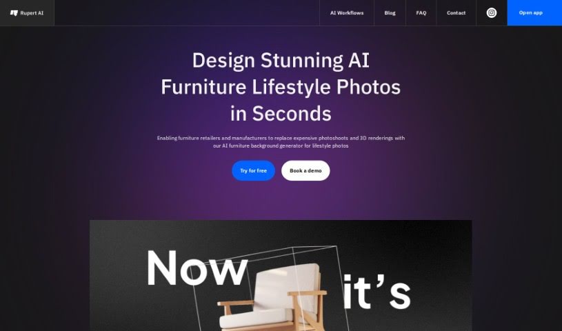 Screenshot of Rupert Ai