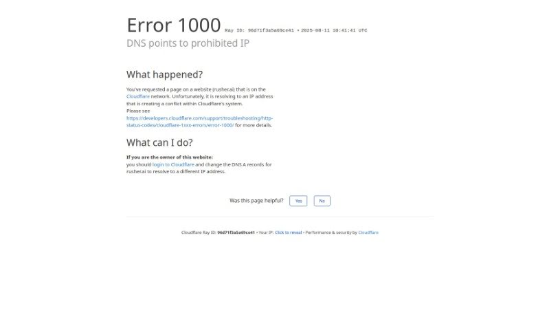 Screenshot of Rusher AI Meme