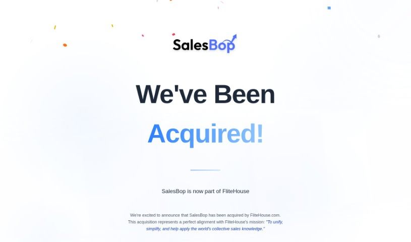 Screenshot of SalesBop