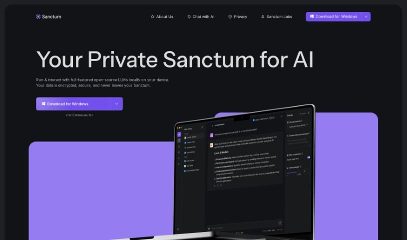 Screenshot of Sanctum