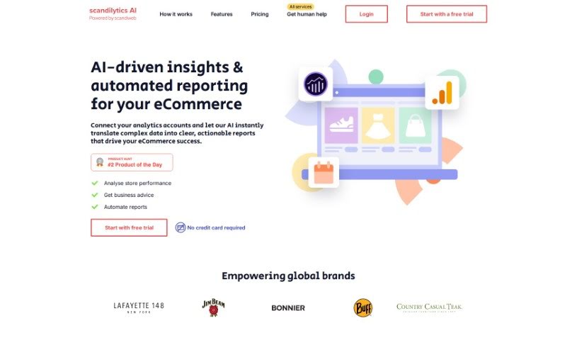 Screenshot of scandilytics AI