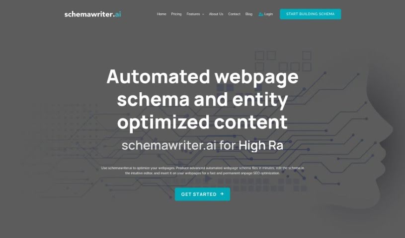 Screenshot of Schemawriter.ai