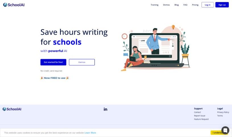 Screenshot of Schoolai