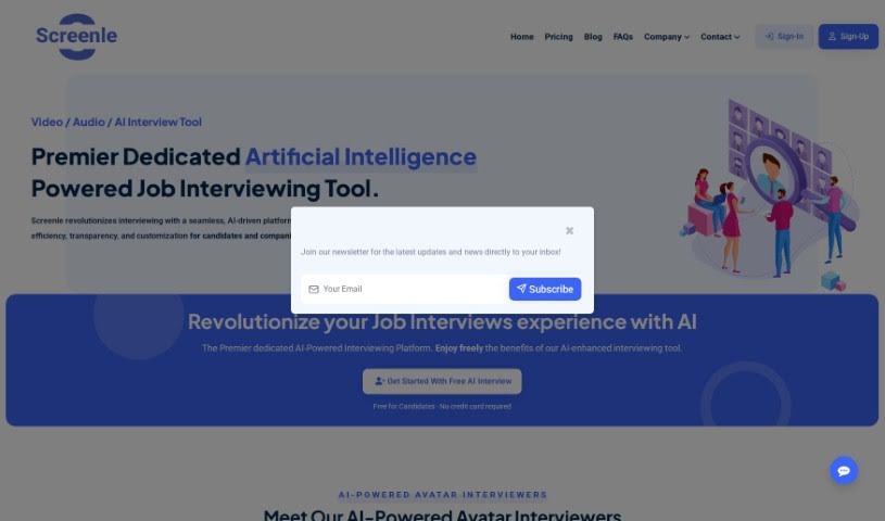 Screenshot of Screenle