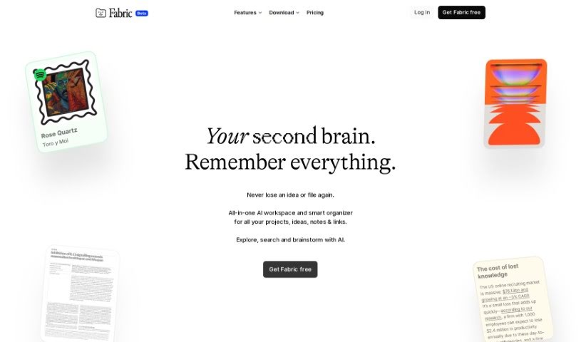 Screenshot of ScreenshotAI By Fabric