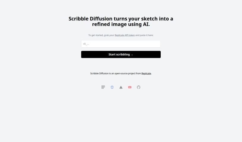 Screenshot of Scribble Diffusion