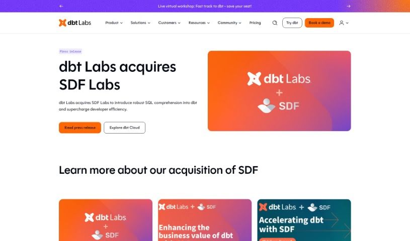 Screenshot of SDF Labs