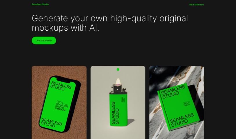 Screenshot of Seamless Studio