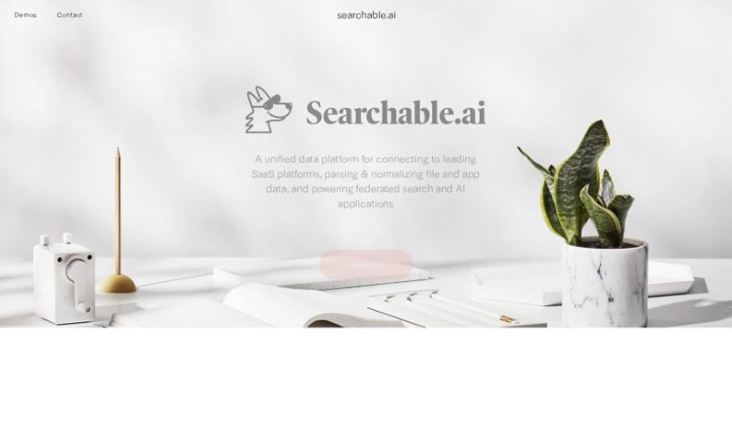 Screenshot of Searchable.ai