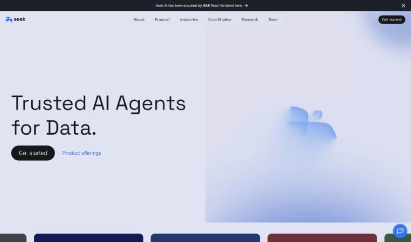 Screenshot of Seek AI