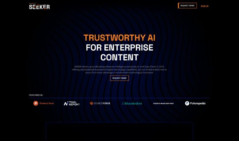 Screenshot of Seeker