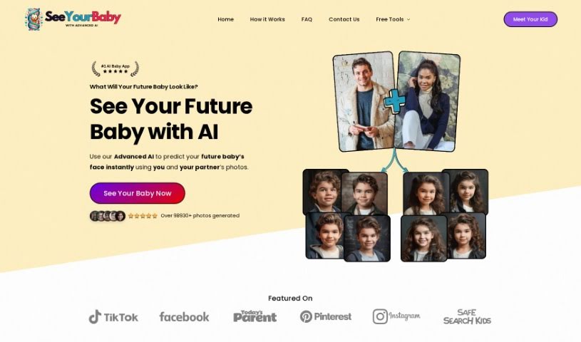 Screenshot of SeeYourBabyAI