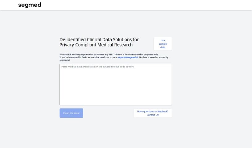 Screenshot of Segmed