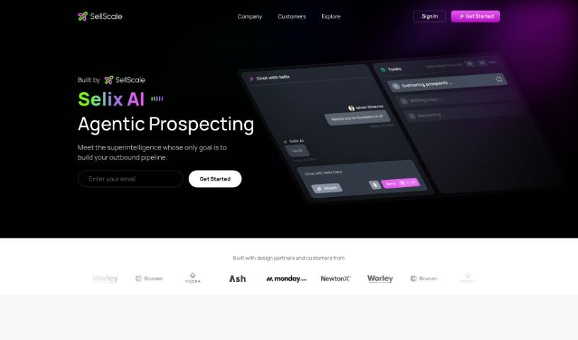 Screenshot of SellScale