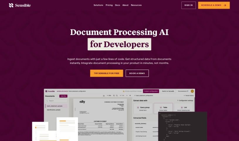 Screenshot of Sensible Instruct