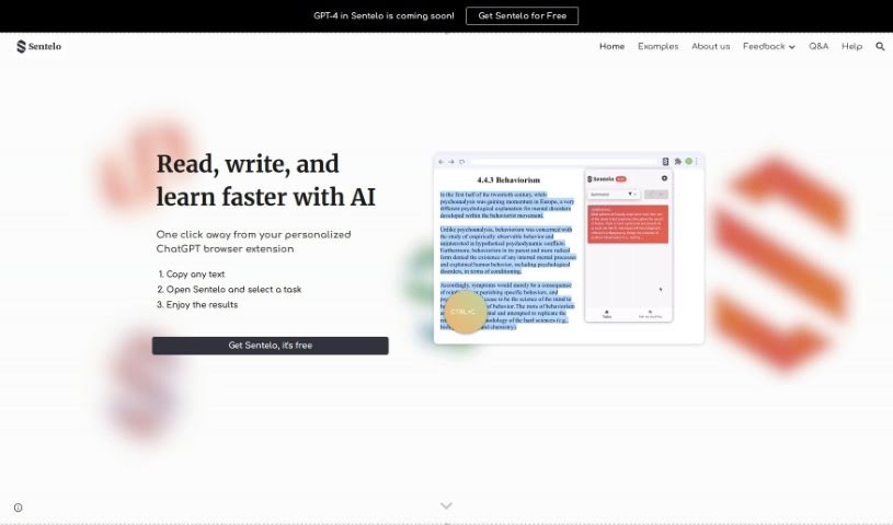 Screenshot of Sentelo