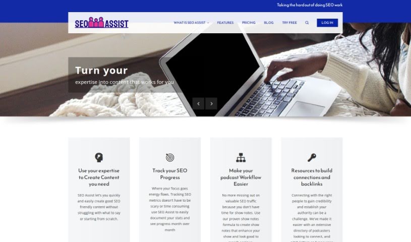 Screenshot of SEO Assist