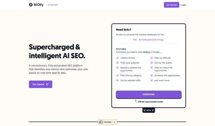 Screenshot of Seoify