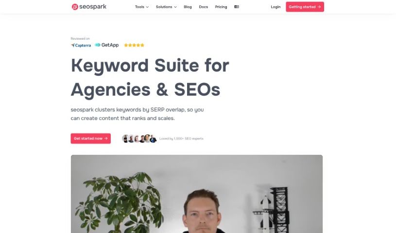 Screenshot of seospark