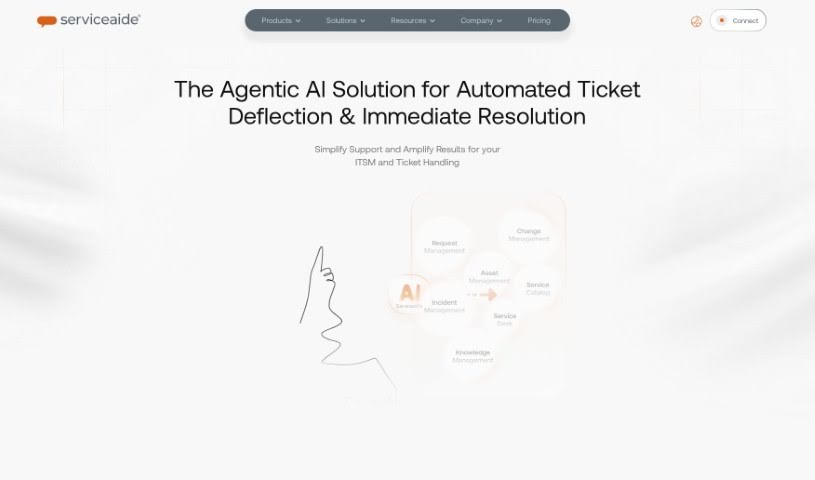 Screenshot of Serviceaide
